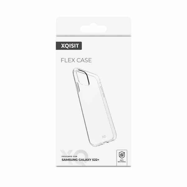 XQISIT Samsung Galaxy S22 Plus Kuori Flex Case Läpinäkyvä Kirkas