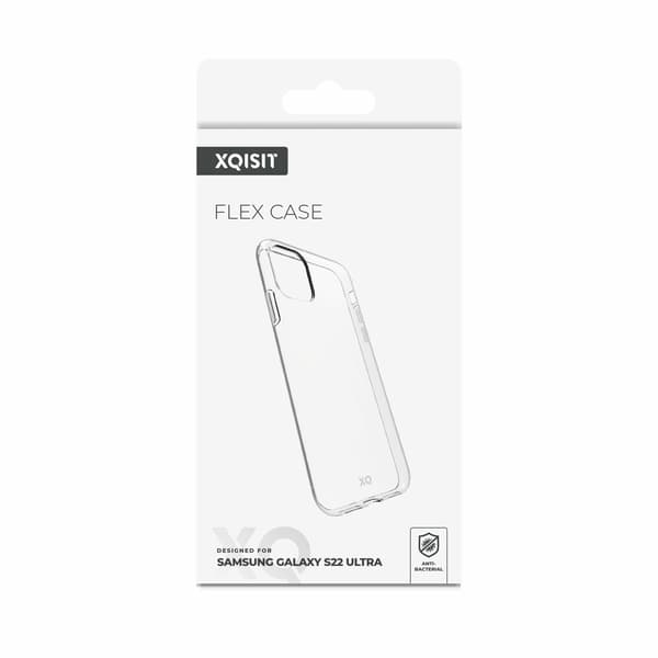 XQISIT Samsung Galaxy S22 Ultra Cover Flex Case Transparent Klar
