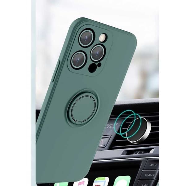 iPhone 12 Pro Max Stöttåligt Skal med Ringhållare CamShield