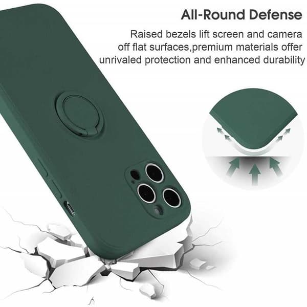 iPhone 12 Pro Max Stöttåligt Skal med Ringhållare CamShield