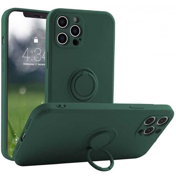 iPhone 12 Pro Max Stöttåligt Skal med Ringhållare CamShield