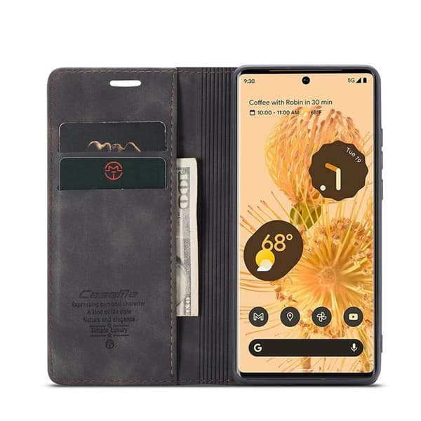 CaseMe Smart FlipCase Google Pixel 6 Pro : Färg - Svart