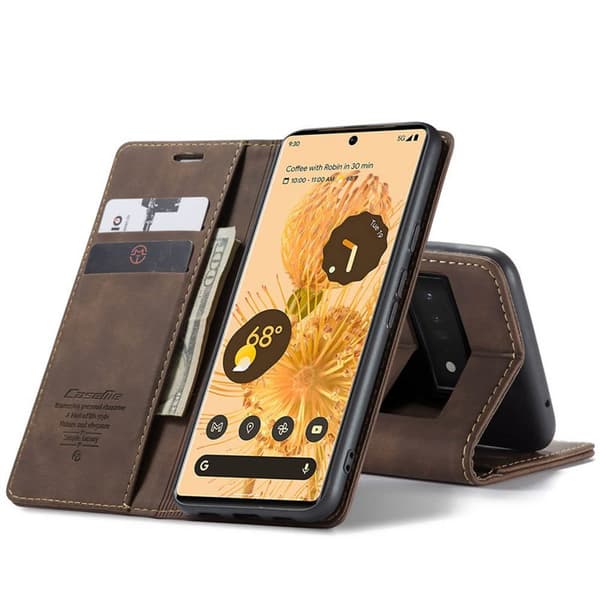 CaseMe Smart FlipCase Google Pixel 6 Pro : Farge - Kaffe