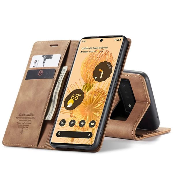 CaseMe Smart FlipCase Google Pixel 6 Pro : väri - ruskea
