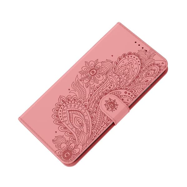 SKALO iPhone 13 Pro Max Mandala Flip Cover - Lyserød