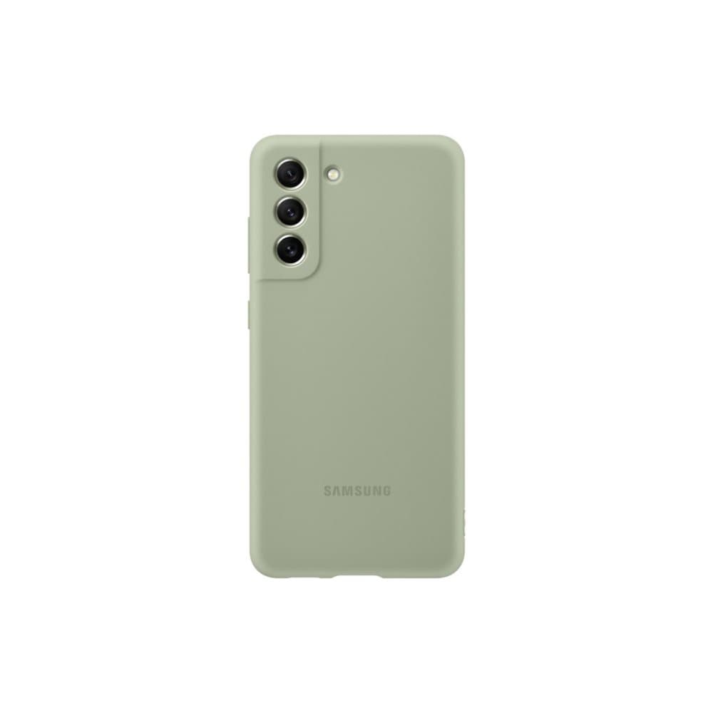 Samsung Original Galaxy S21 FE Skal Silicone Cover Olive Green