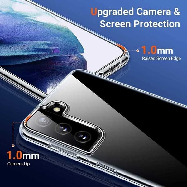 Samsung S21 FE stødabsorberende silikonecover Enkelt