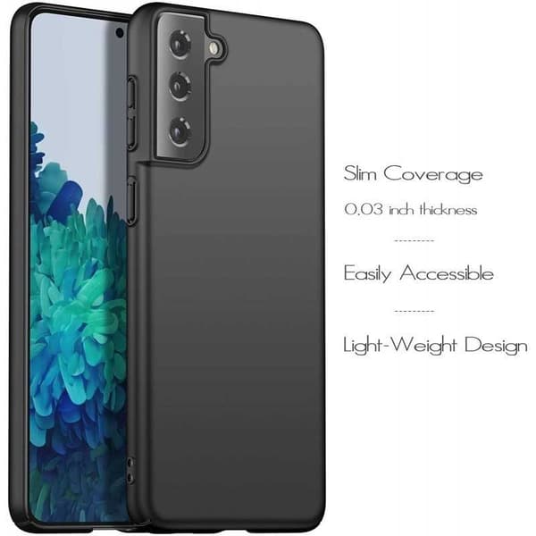 Samsung S21 FE Ultra tyndt mat sort cover Basic V2