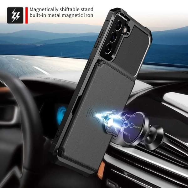 Samsung S21 FE Iskunkestävä Premium Cover 4-FACK Solid V3