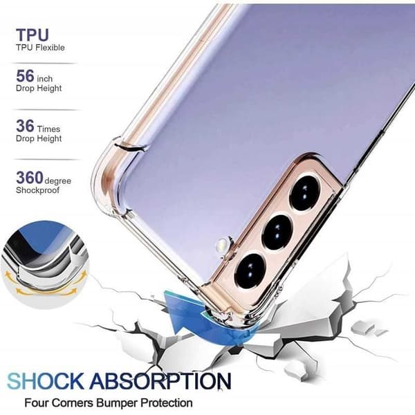 Samsung S21 FE Stødabsorberende Silikone Shell Shockr