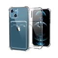 Miniatyrbillede 1 af 6: iPhone 13 Stöttåligt Skal med Korthållare - Transparent