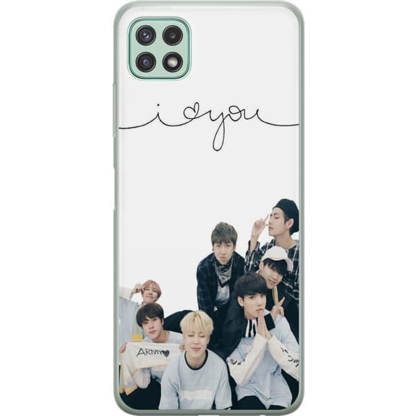 Samsung Galaxy A22 5G Läpinäkyvä kuori BTS