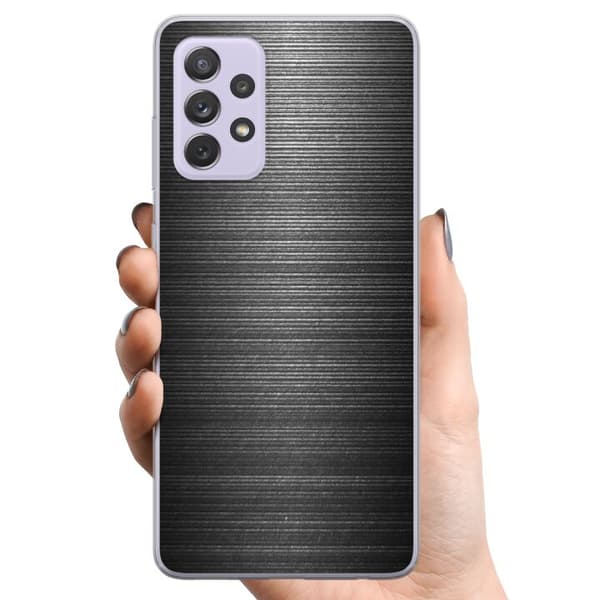 Samsung Galaxy A52s 5G TPU Mobilcover Børstet Metal