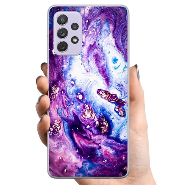 Samsung Galaxy A52s 5G TPU Mobilcover Lilac