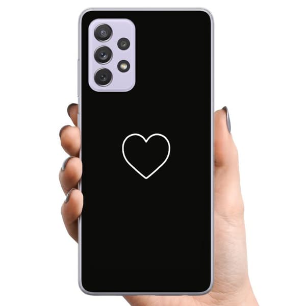 Samsung Galaxy A52s 5G TPU Matkapuhelimen kuori Sydän