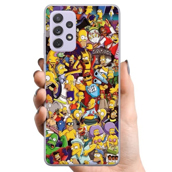 Samsung Galaxy A52s 5G TPU Matkapuhelimen kuori Simpsons