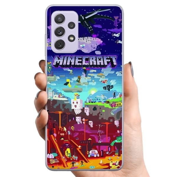 Samsung Galaxy A52s 5G TPU Mobilcover MineCraft