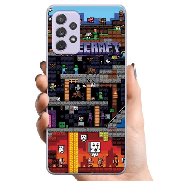 Samsung Galaxy A52s 5G TPU Mobilcover Minecraft