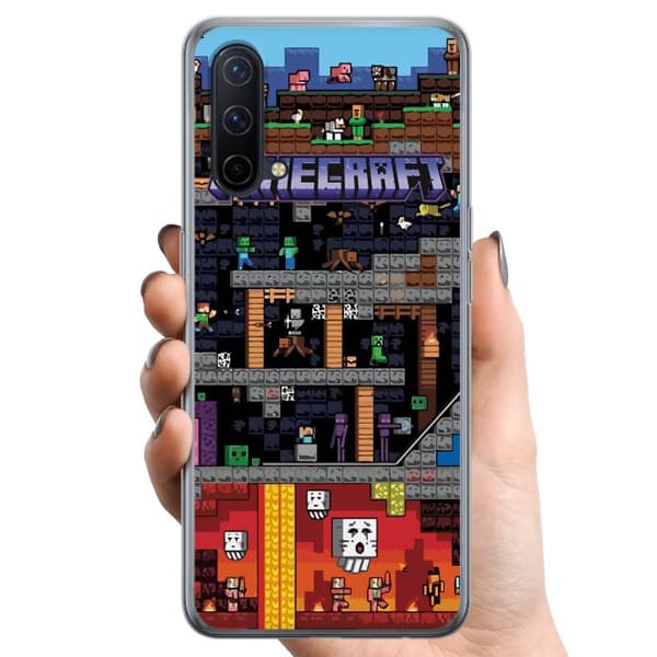 OnePlus Nord CE 5G TPU Matkapuhelimen kuori Minecraft