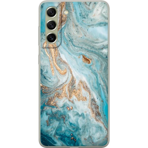 Samsung Galaxy S21 FE 5G Genomskinligt Skal Magic Marble