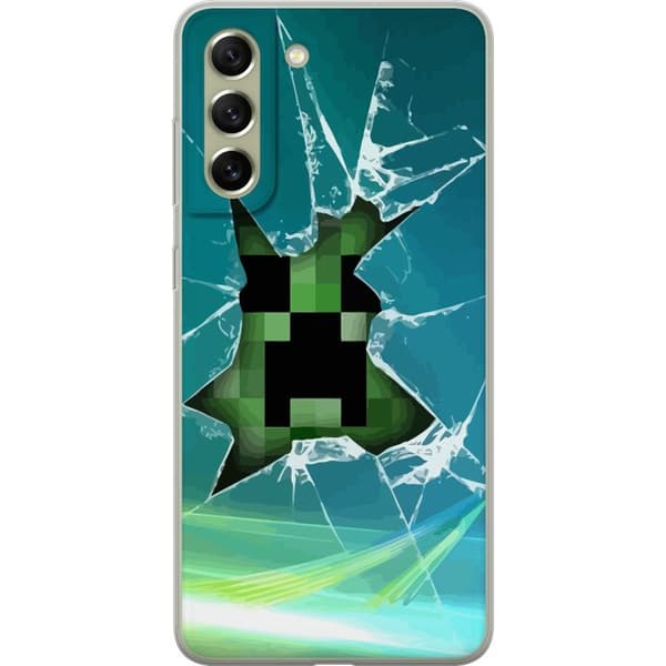 Samsung Galaxy S21 FE 5G Gjennomsiktig deksel MineCraft