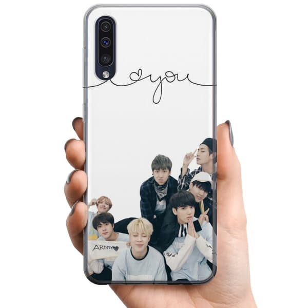 Samsung Galaxy A50 TPU Mobilcover BTS