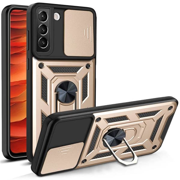 Jazz 3i1 deksel Samsung Galaxy S22 : Farge - Gull