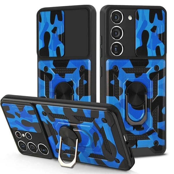 Camo Cover 3i1 Samsung Galaxy S22 : farve - mørk
