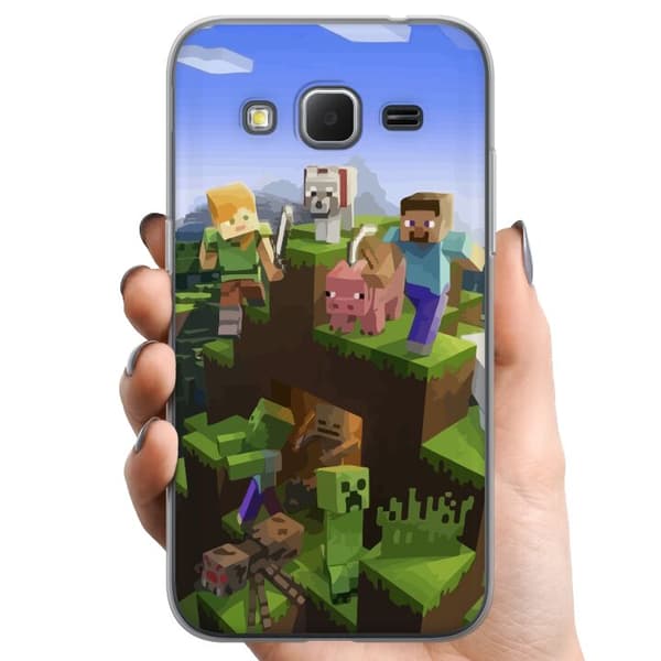 Samsung Galaxy Core Prime TPU Mobilcover MineCraft