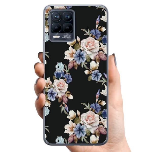 Realme 8 TPU Mobildeksel Blomstre