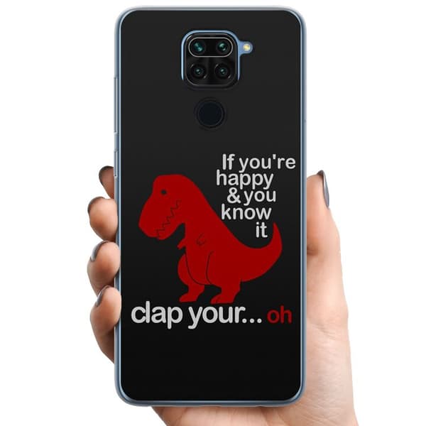 Xiaomi Redmi Note 9 TPU Mobilskal Dinosaurie