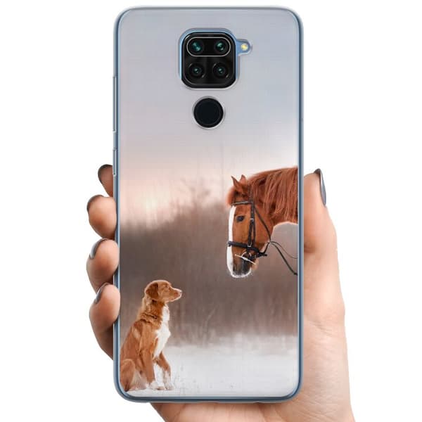 Xiaomi Redmi Note 9 TPU Mobilskal Häst & Hund