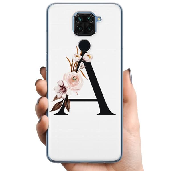 Xiaomi Redmi Note 9 TPU Mobilskal Bokstäver
