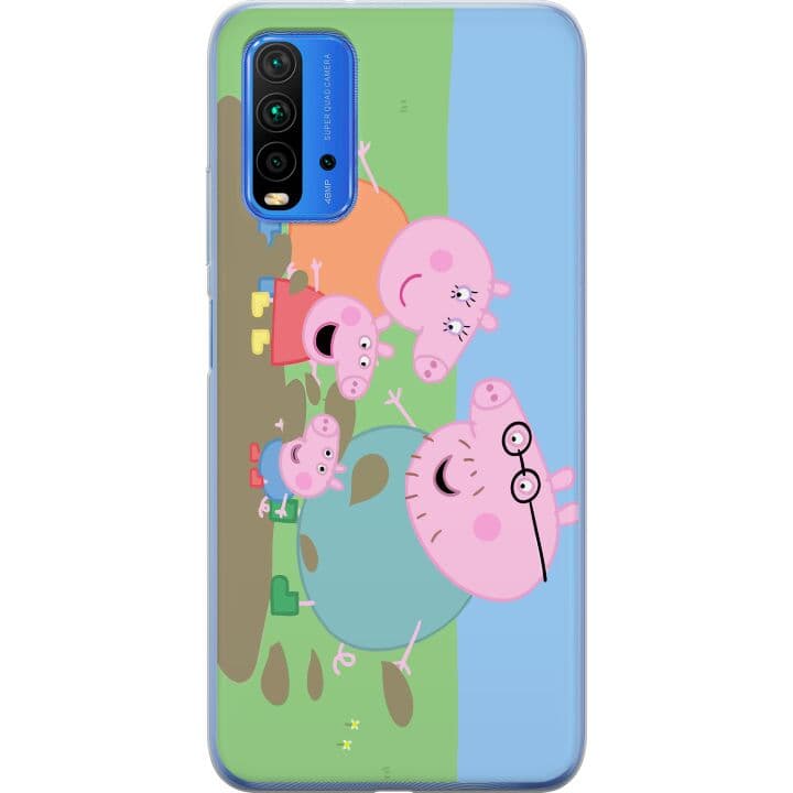 Xiaomi Redmi 9T Skal / Mobilskal - Greta Gris