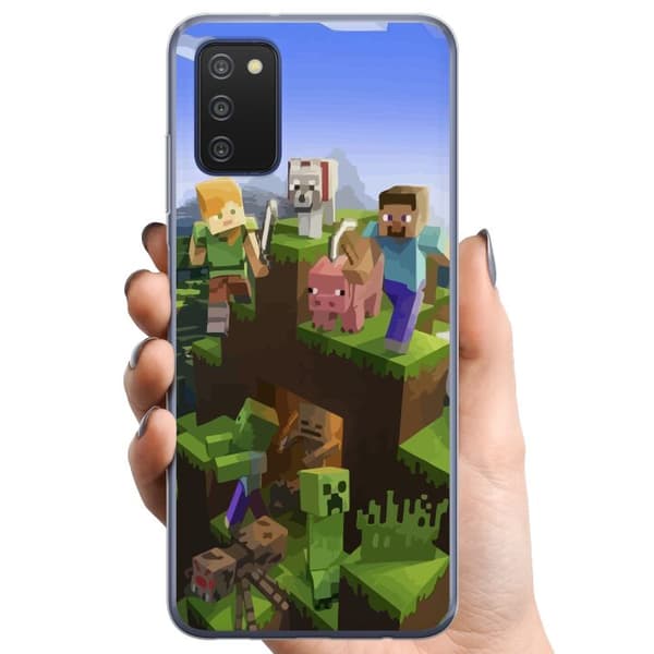 Samsung Galaxy A03s TPU Mobildeksel MineCraft