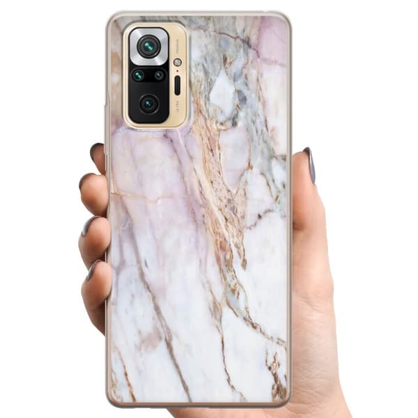 Xiaomi Redmi Note 10 Pro TPU Mobilskal Marmor