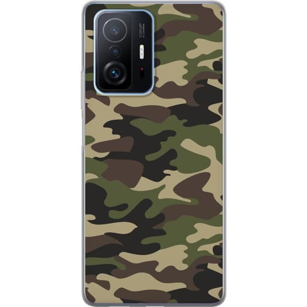 Xiaomi 11T Gennemsigtig cover Militær