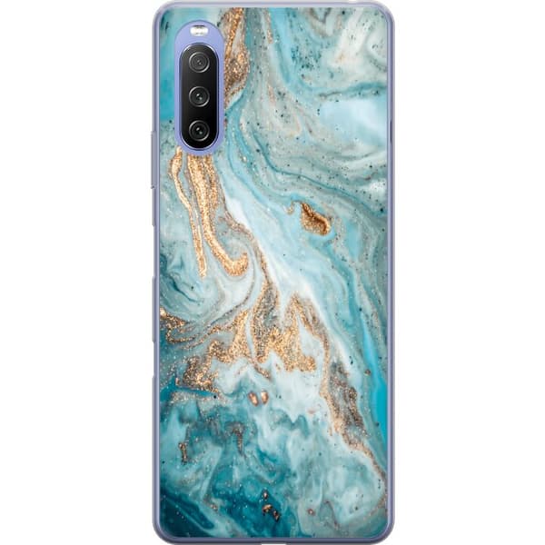 Sony Xperia 10 III Lite Läpinäkyvä kuori Taikakivellä