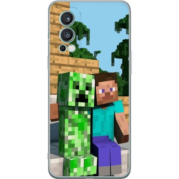 OnePlus Nord 2 5G Cover / Mobilcover - MineCraft