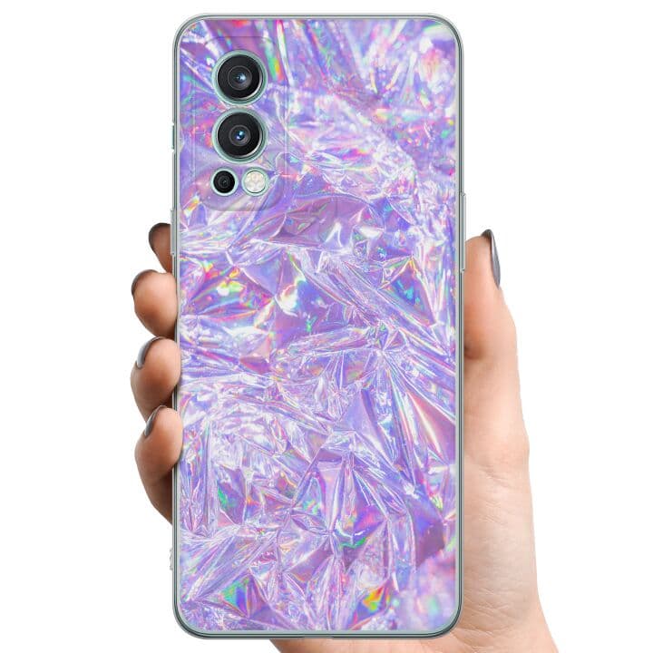 OnePlus Nord 2 5G TPU Mobilskal Holographic Diamonds