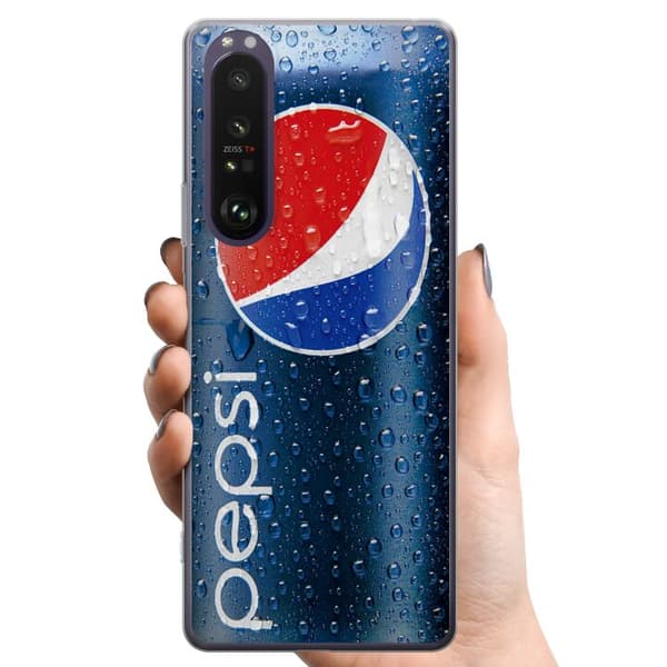 Sony Xperia 1 III TPU Matkapuhelimen kuori Pepsi Can