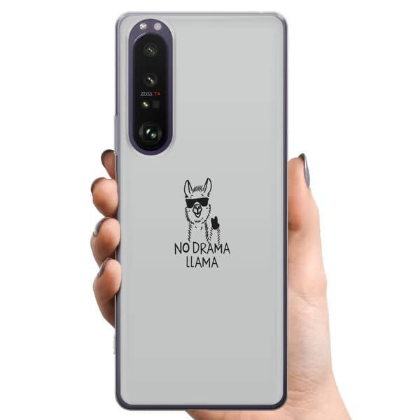 Sony Xperia 1 III TPU Mobilskal No Drama Lama