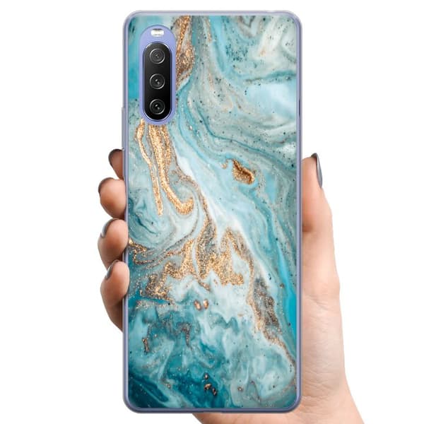 Sony Xperia 10 III Lite TPU Matkapuhelimen kuori Taikakivellä