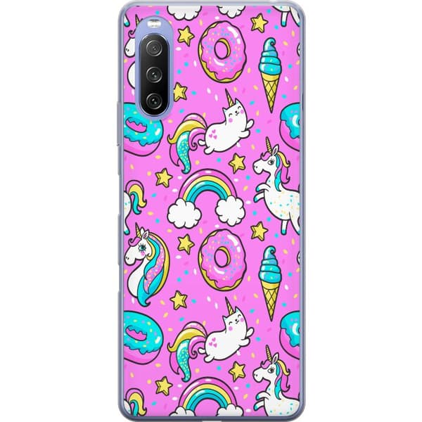 Sony Xperia 10 III Lite Kuori / Matkapuhelimen kuori - Unikorni