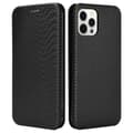 Miniatyrbillede 2 af 9: SKALO iPhone 13 Pro Max Carbon Fiber Pungetui - Sort