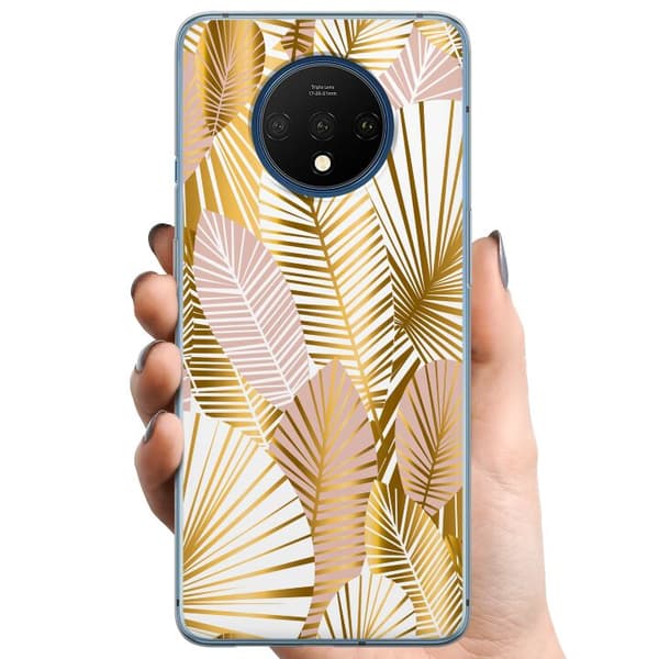 OnePlus 7T TPU Mobildeksel Gull