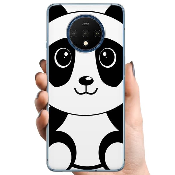 OnePlus 7T TPU Mobilcover Panda