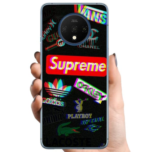 OnePlus 7T TPU Mobildeksel 3D