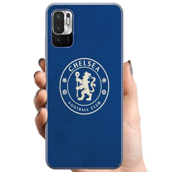 Xiaomi Redmi Note 10 5G TPU Matkapuhelimen kuori Chelsea jalkapalloseura