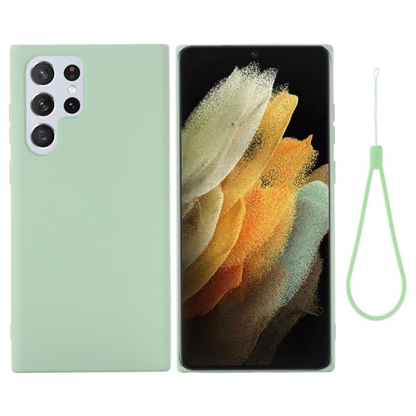 Samsung Galaxy S22 Ultra 5G silikonfodral - Grönt